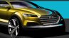 Audi compact SUV concept Beijing sketch grille