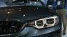 BMW M4 Convertible at 2014 New York Auto Show - headlamp detail