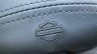 Harley Davidson Street 750 logo on seat