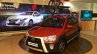 Toyota Etios Cross spied Indian dealership front quarter