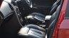 2014 Mahindra XUV500 Review front seat