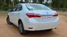 2014 Toyota Corolla Altis Diesel Review rear quarter