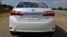 2014 Toyota Corolla Altis Petrol Review rear