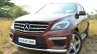 Mercedes-Benz ML 63 AMG Review front quarters