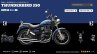 Royal Enfield Thunderbird 350 Marine colour screen capture