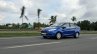 2014 Ford Fiesta Facelift Review blue driving