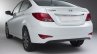 Hyundai Solaris facelift Russia press shots rear quarter