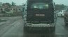 2014 Mahindra Scorpio facelift spied IAB Nashik rear end