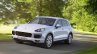 2015 Porsche Cayenne facelift press shots front quarters