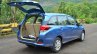 Honda Mobilio Petrol Review image of bootlid