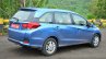 Honda Mobilio Petrol Review rear three quarter