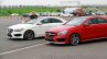 Mercedes CLA 45 AMG red and white front India launch