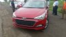 Red 2015 Hyundai i20 front view spyshot