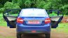 Tata Zest Diesel F-Tronic AMT Review rear doors open