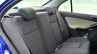 Tata Zest Diesel F-Tronic AMT Review rear seat back