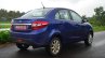 Tata Zest Revotron Petrol Review rear quarter shot