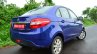 Tata Zest Revotron Petrol Review rear three quarter