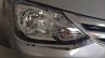 Toyota Etios Xclusive Edition live shots headlight