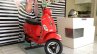 Vespa Esclusivo limited edition red front three quarters