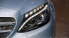 2015 Mercedes C Class headlamp at the 2014 Moscow Motor show