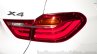 BMW X4 at the 2014 Moscow Motor Show taillight