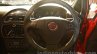 Fiat Punto Evo steering wheel at the launch