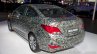 Hyundai Solaris facelift 2014 Moscow live rear quarter