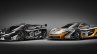 McLaren P1 GTR Concept with McLaren F1 GTR front