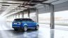 Range Rover Sport SVR press image in garage rear three quarter