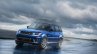 Range Rover Sport SVR press image on wet track front three quarter