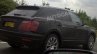 bentley SUV spied UK rear