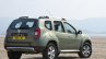 2015 Dacia Duster for UK rear three quarters press image