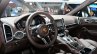 2015 Porsche Cayenne interior at the Paris Motor Show 2014