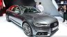 Audi A6 facelift front three quarters left at the 2014 Paris Motor Show