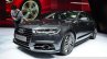 Audi A6 facelift front three quarters right at the 2014 Paris Motor Show