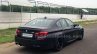 BMW M5 facelift rear three quarters in India