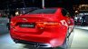 Jaguar XE S rear three quarters right at the 2014 Paris Motor Show