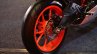 KTM RC390 rear disc brake at the Indian launch