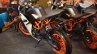 KTM RC390 rear three quarters left at the Indian launch