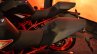 KTM RC390 seat full view at the Indian launch