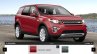 Land Rover Discovery Sport options red