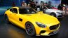 Mercedes AMG GT front three quarter at the 2014 Paris Motor Show