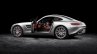 Mercedes AMG GT press image rear three quarter with door open