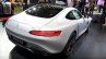 Mercedes AMG GT rear three quarter at the 2014 Paris Motor Show