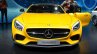 Mercedes AMG GT yellow front at the 2014 Paris Motor Show