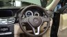 Mercedes E350 CDI launch steering wheel