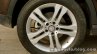 Mercedes GLA alloy wheel on the review