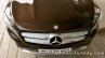 Mercedes GLA bonnet and grille on the review