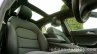 Mercedes GLA front seats and sunroof on the review