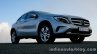 Mercedes GLA front three quarters left on the review